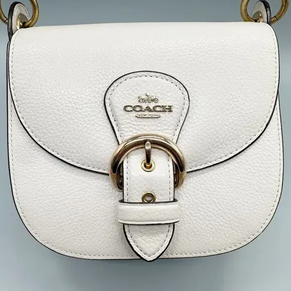 Leather Coach Kleo 17 Convertible Purse Bag & Mini Skinny ID Card Case - Picture 8 of 13